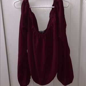off the shoulder blouse